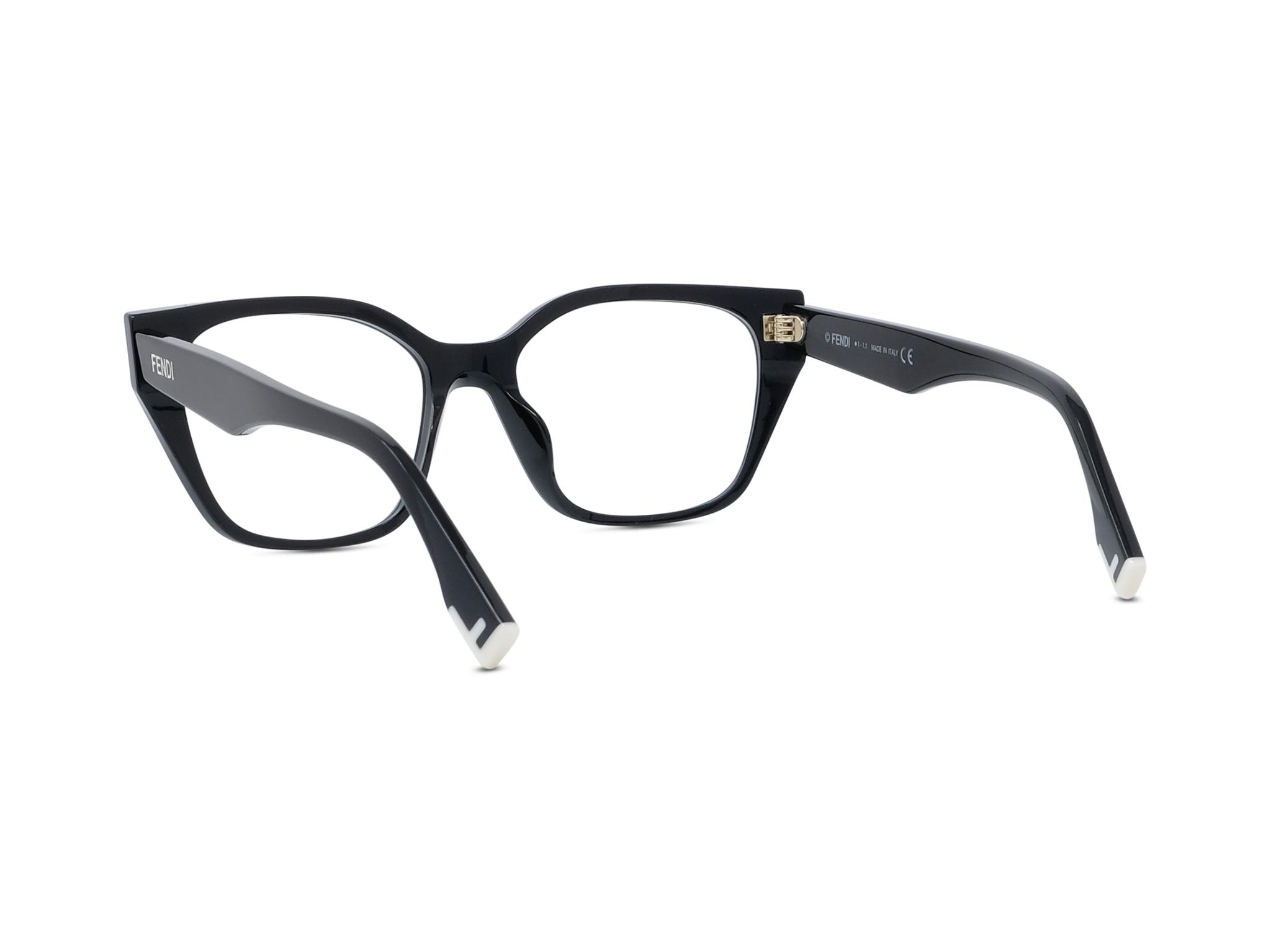 FENDI FE50001I Fendi Way Black Geometric Eyeglasses