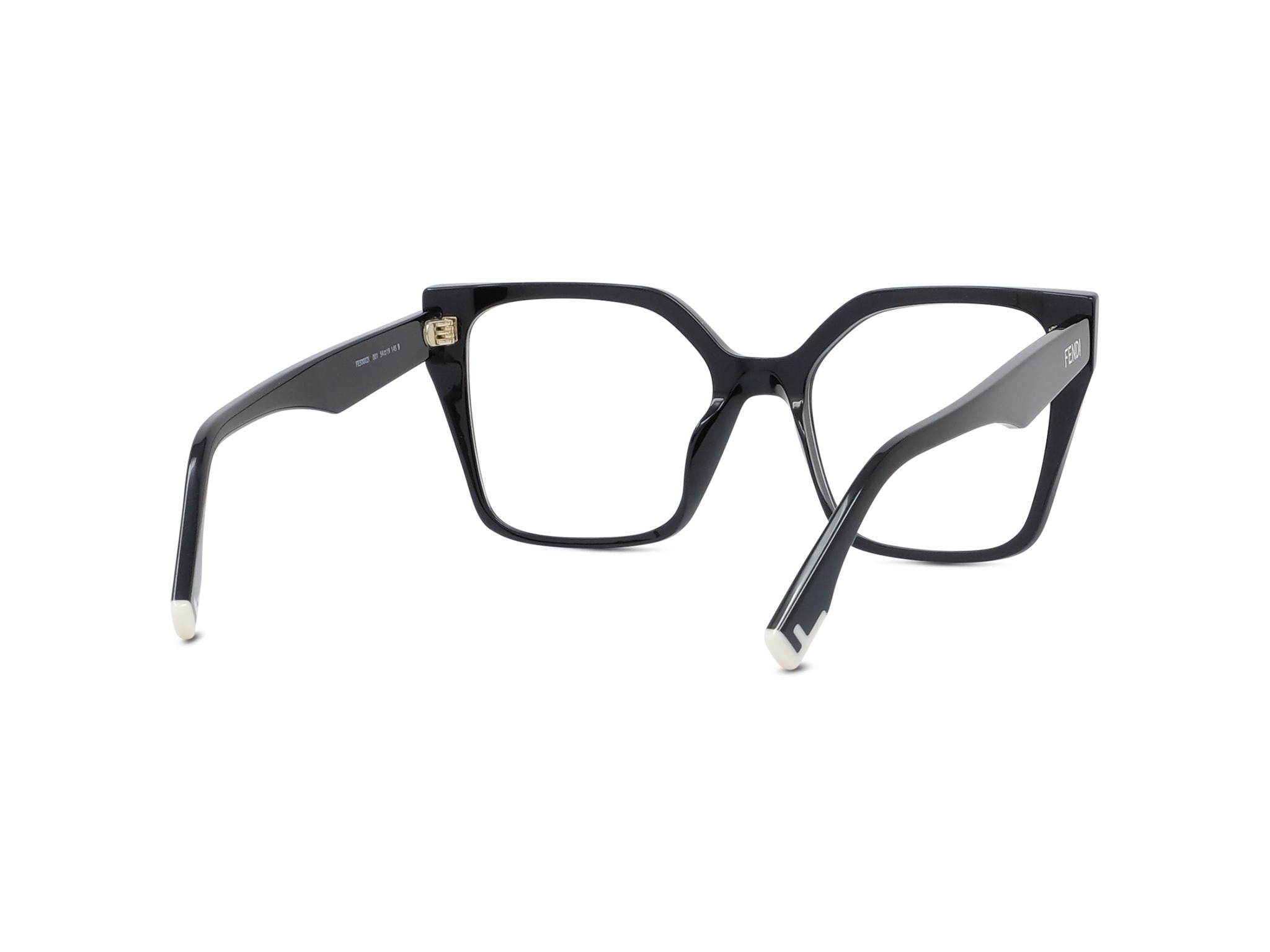 FENDI FE50002I Fendi Way Black Geometric Eyeglasses