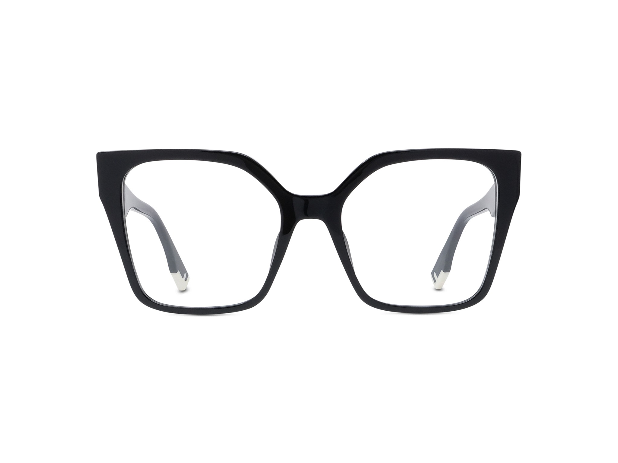 FENDI FE50002I Fendi Way Black Geometric Eyeglasses