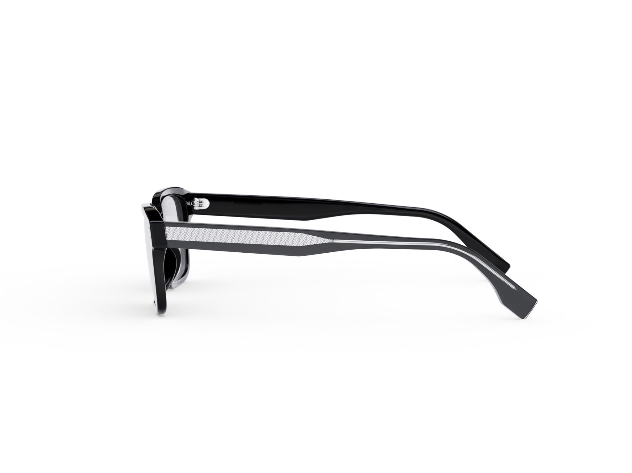 FENDI FE50030I Fendi Black Geometric Eyeglasses
