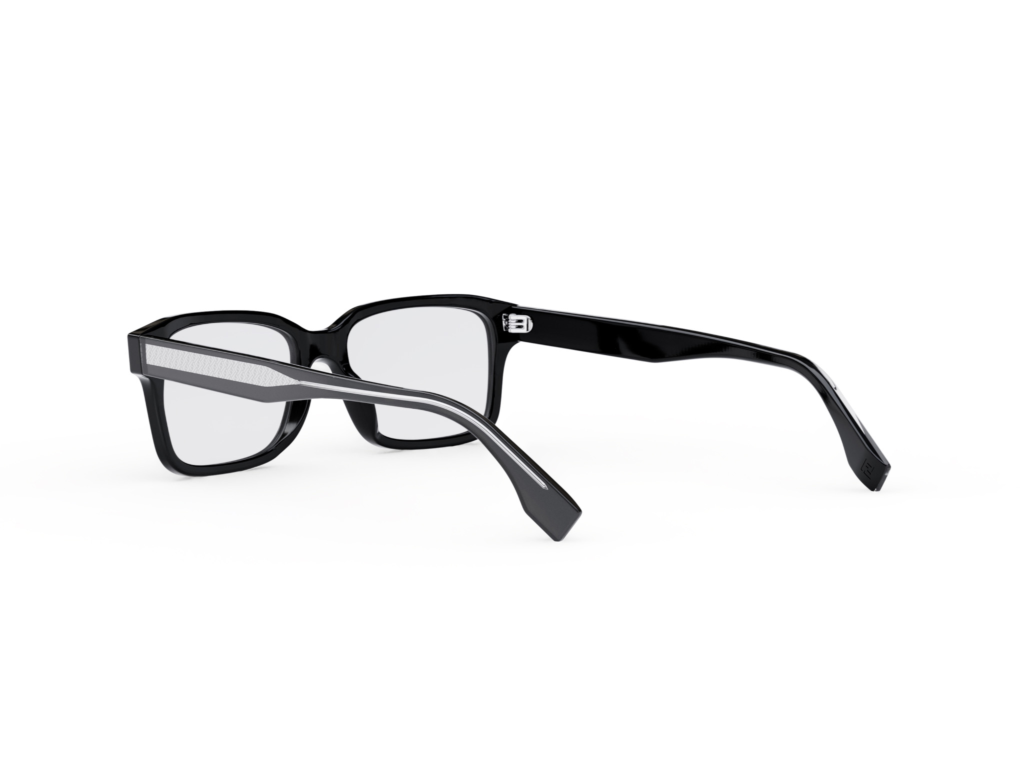 FENDI FE50030I Fendi Black Geometric Eyeglasses