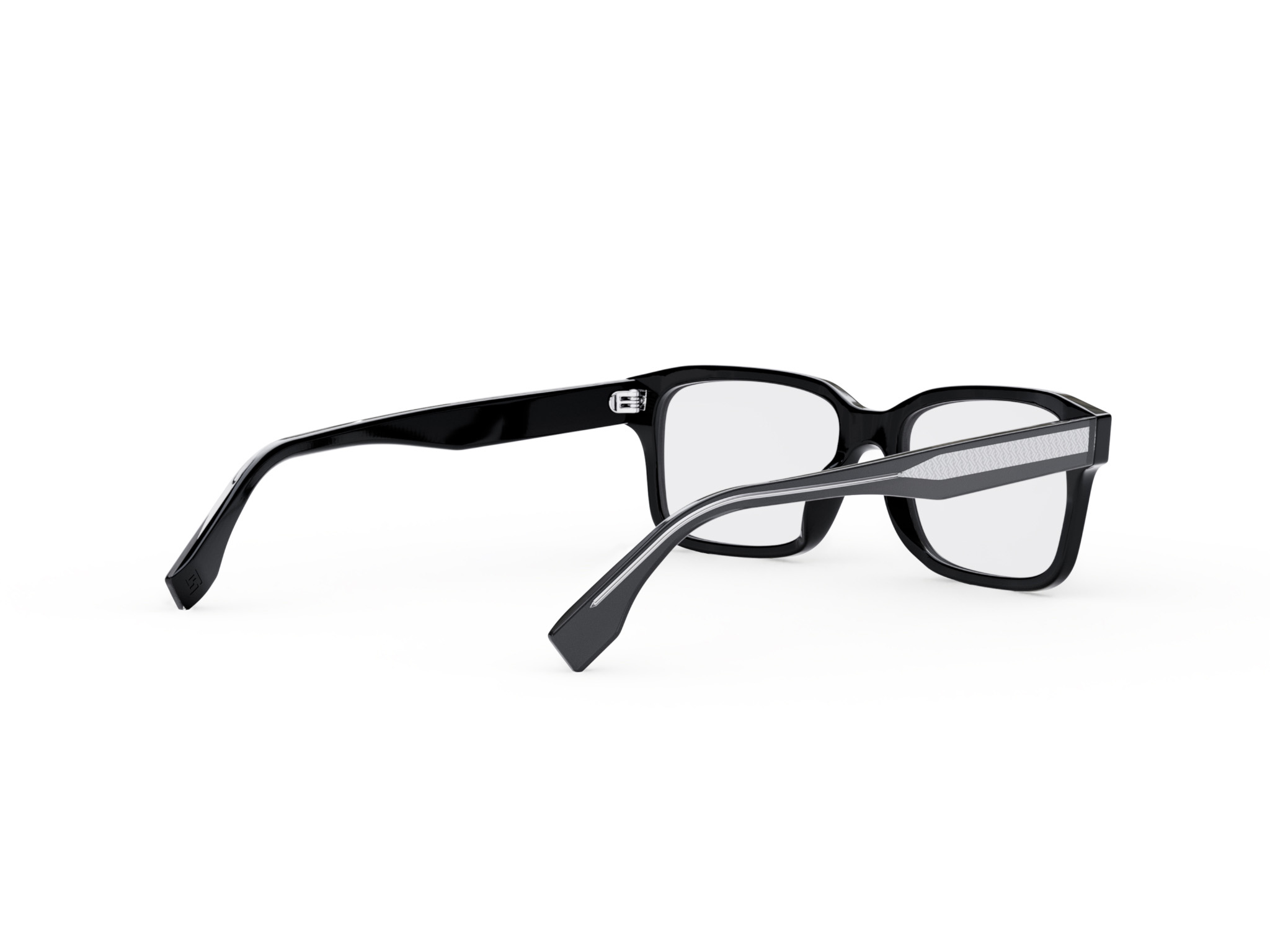 FENDI FE50030I Fendi Black Geometric Eyeglasses
