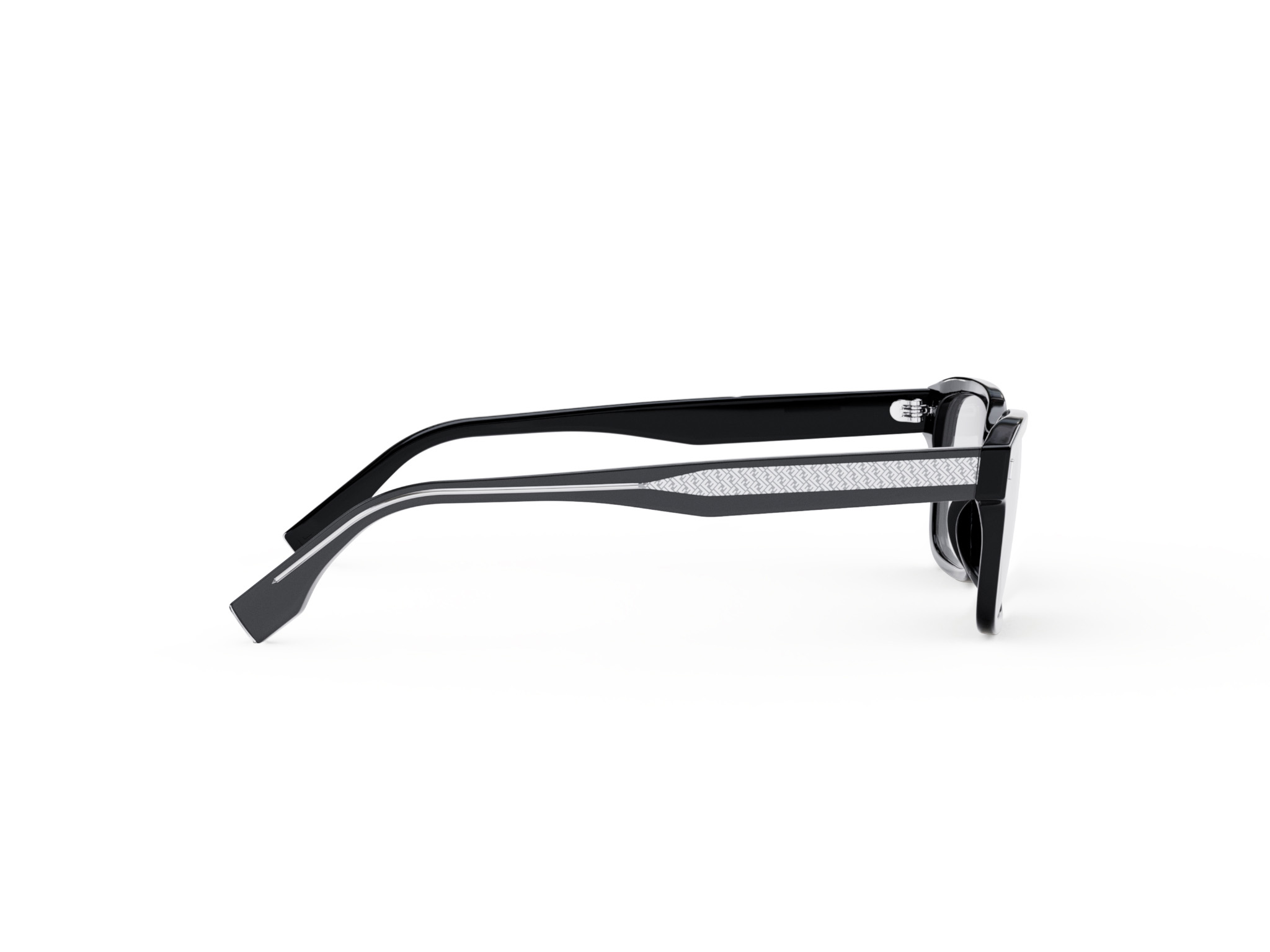 FENDI FE50030I Fendi Black Geometric Eyeglasses
