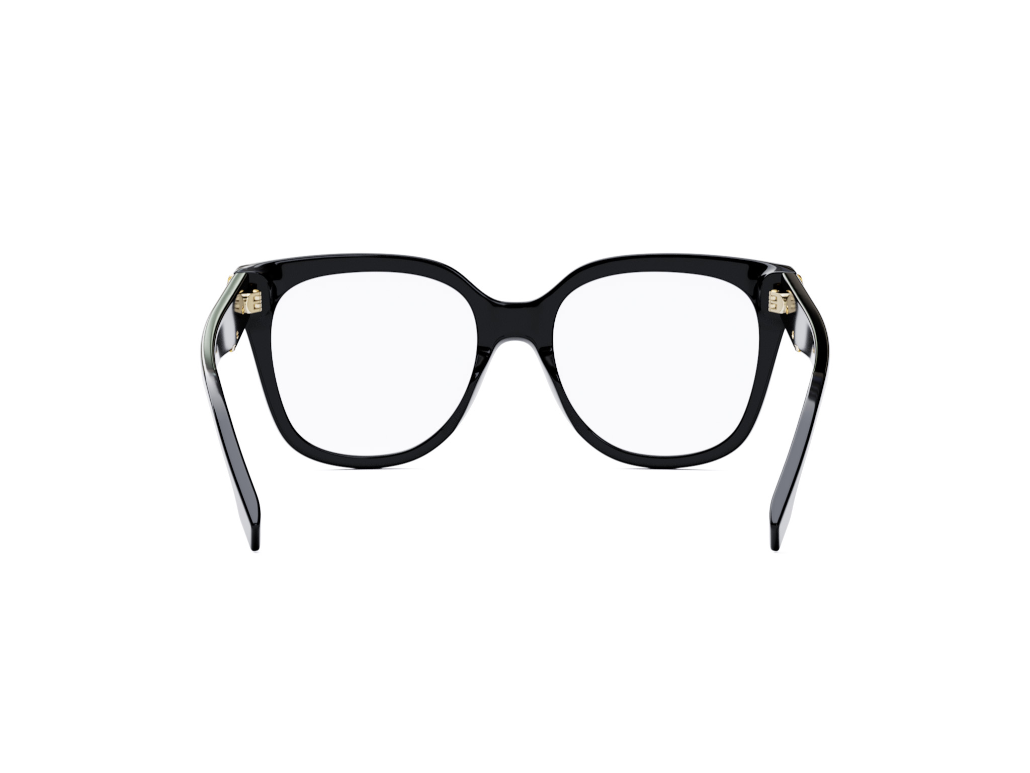 FENDI FE50064I FENDI FIRST Black Square Eyeglasses