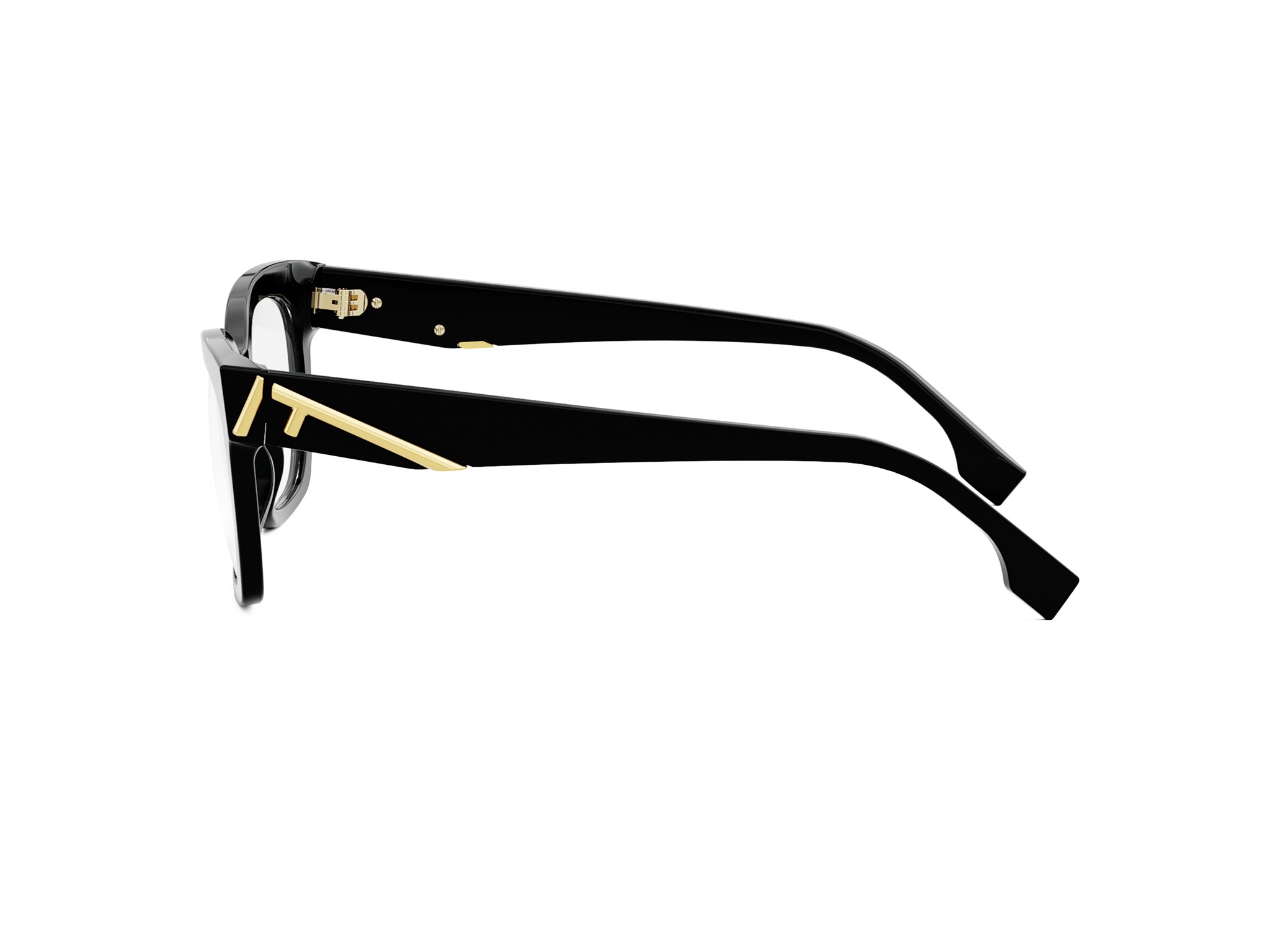 FENDI FE50073I Fendi First Black Oval Eyeglasses