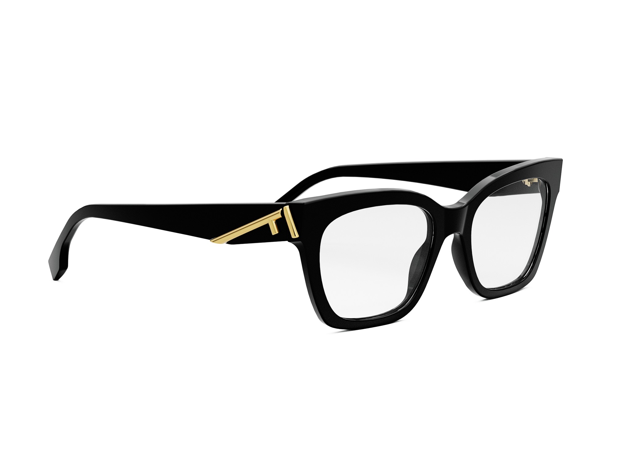 FENDI FE50073I Fendi First Black Oval Eyeglasses