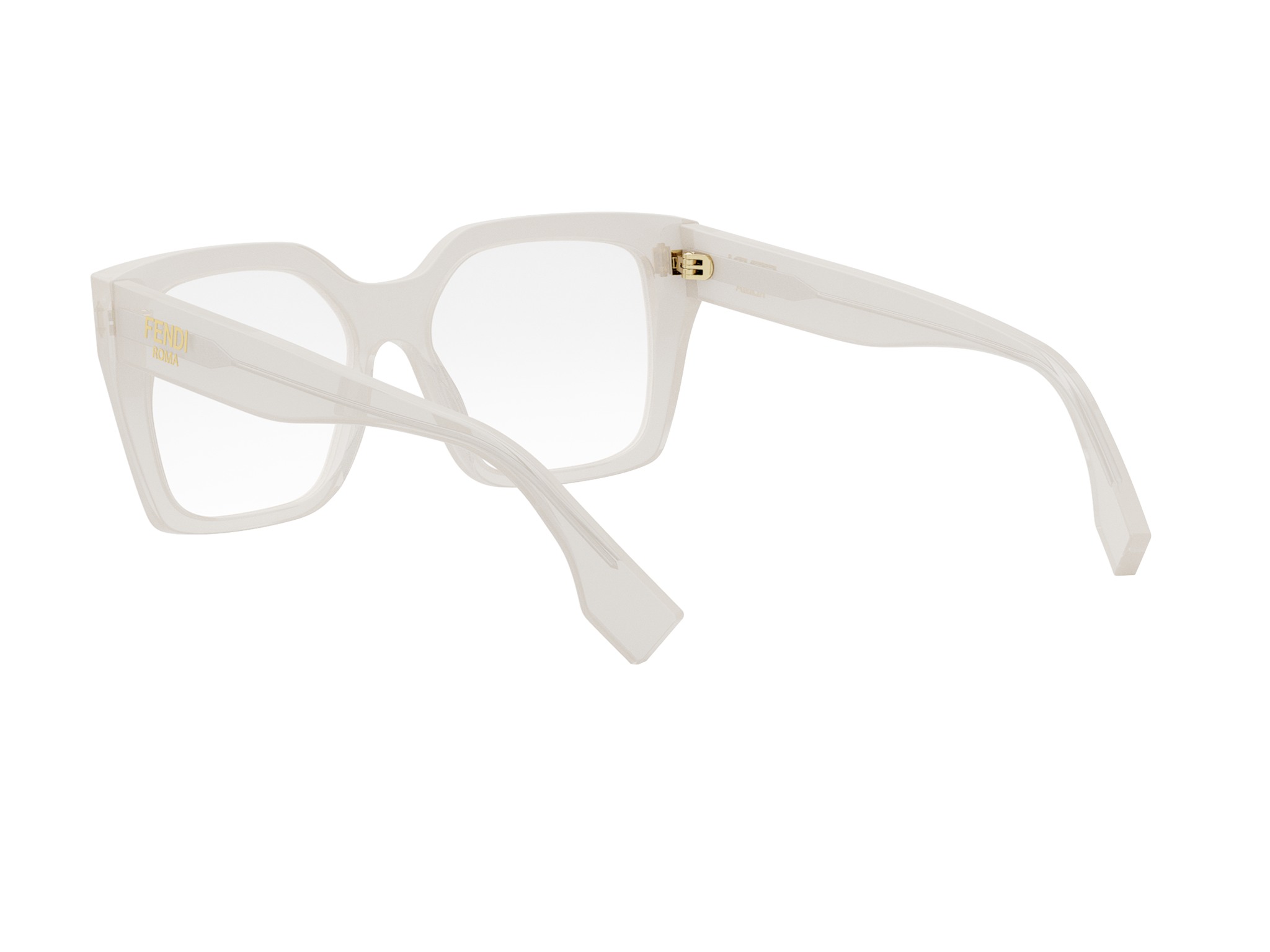 FENDI FE50085I Fendi Roma White Square Eyeglasses
