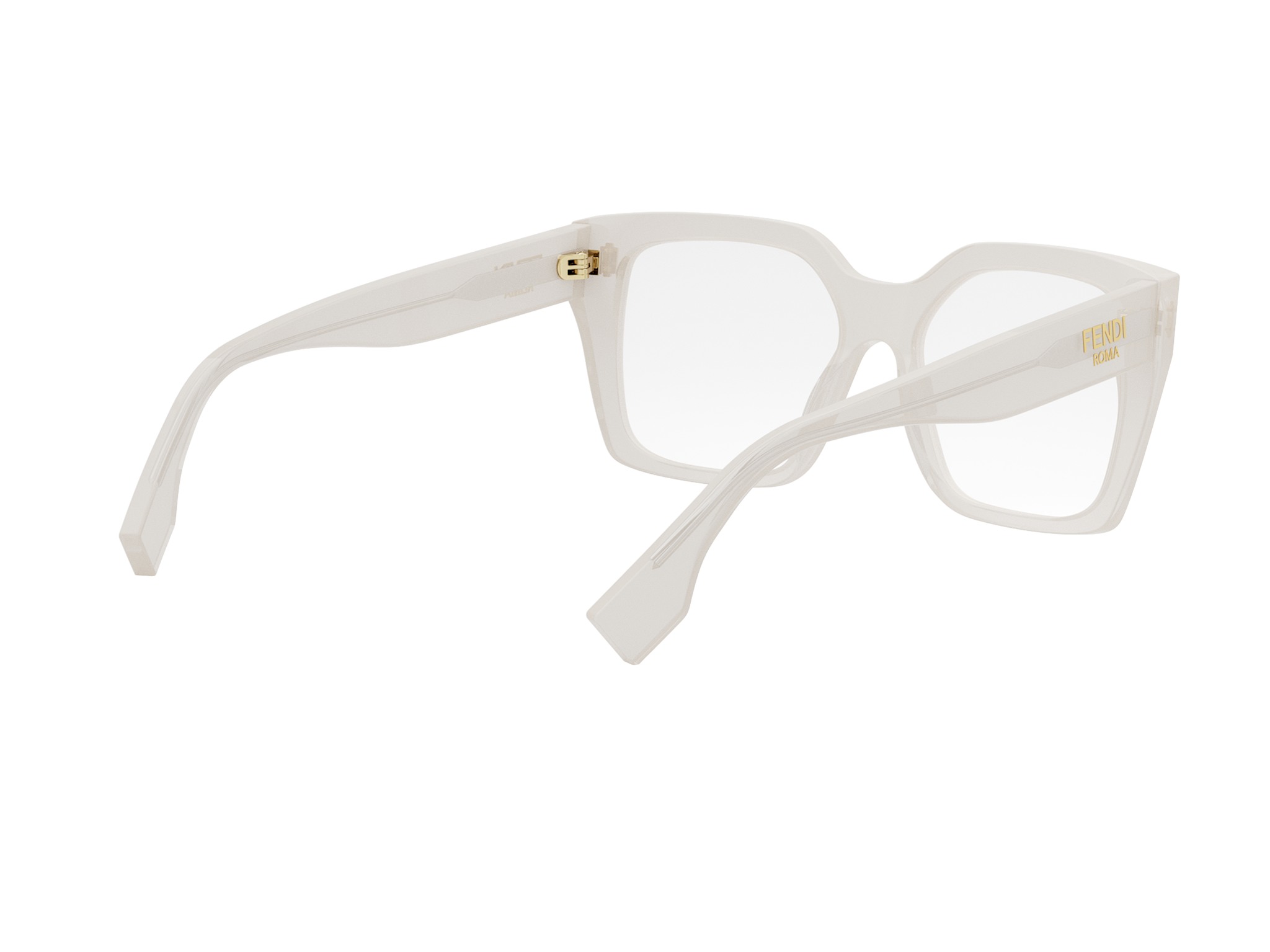 FENDI FE50085I Fendi Roma White Square Eyeglasses