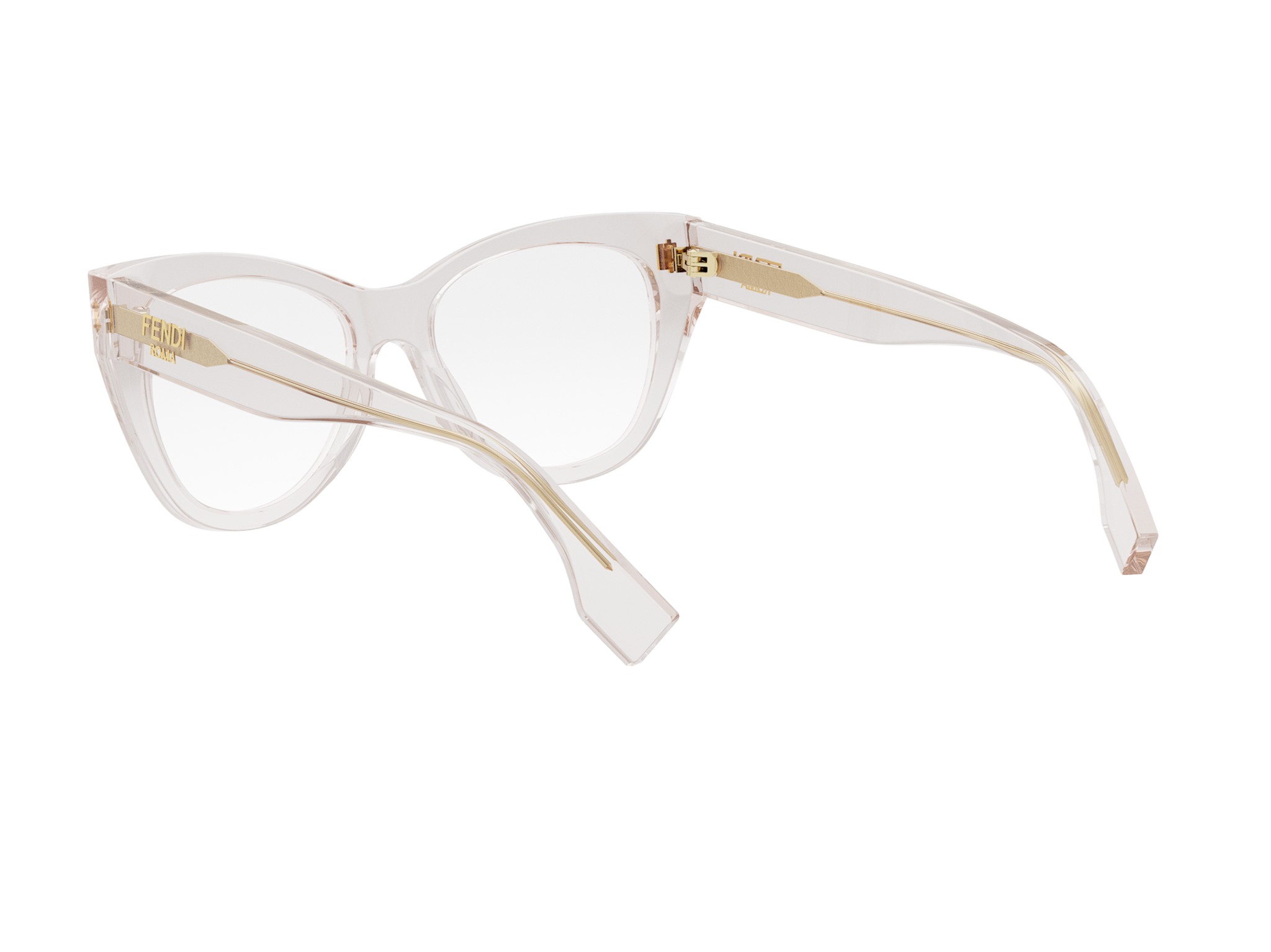 FENDI FE50086I FENDI ROMA Rose Round Eyeglasses