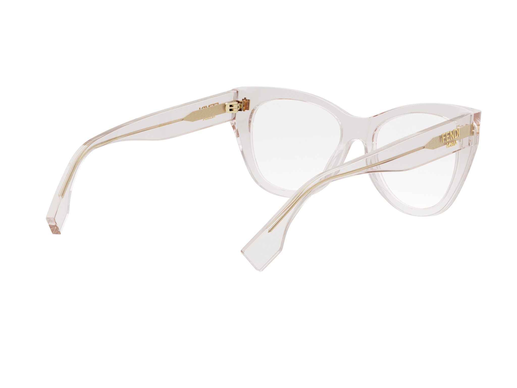 FENDI FE50086I FENDI ROMA Rose Round Eyeglasses