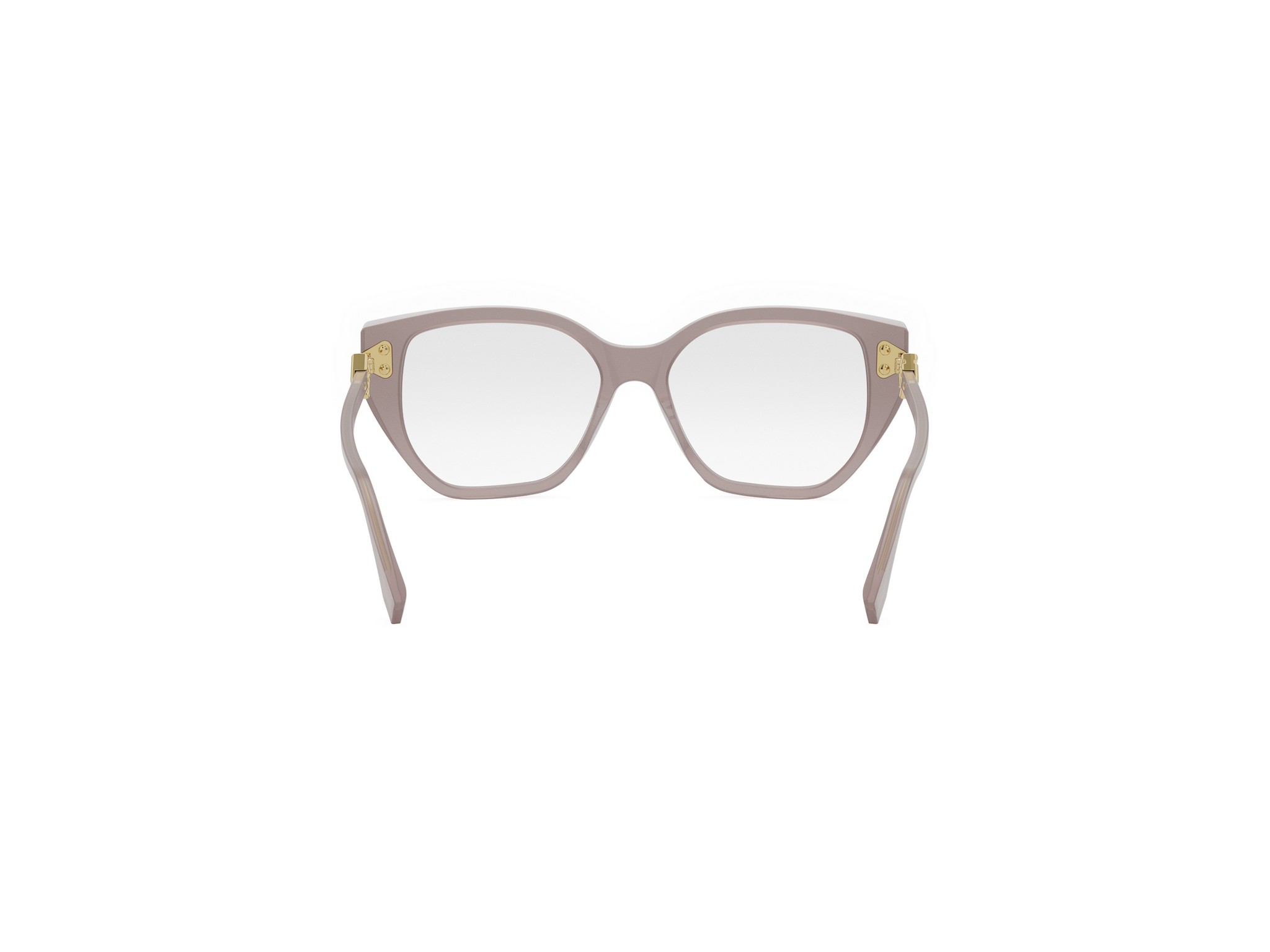 FENDI FE50100I FF Diamonds Rose Rectangular Eyeglasses