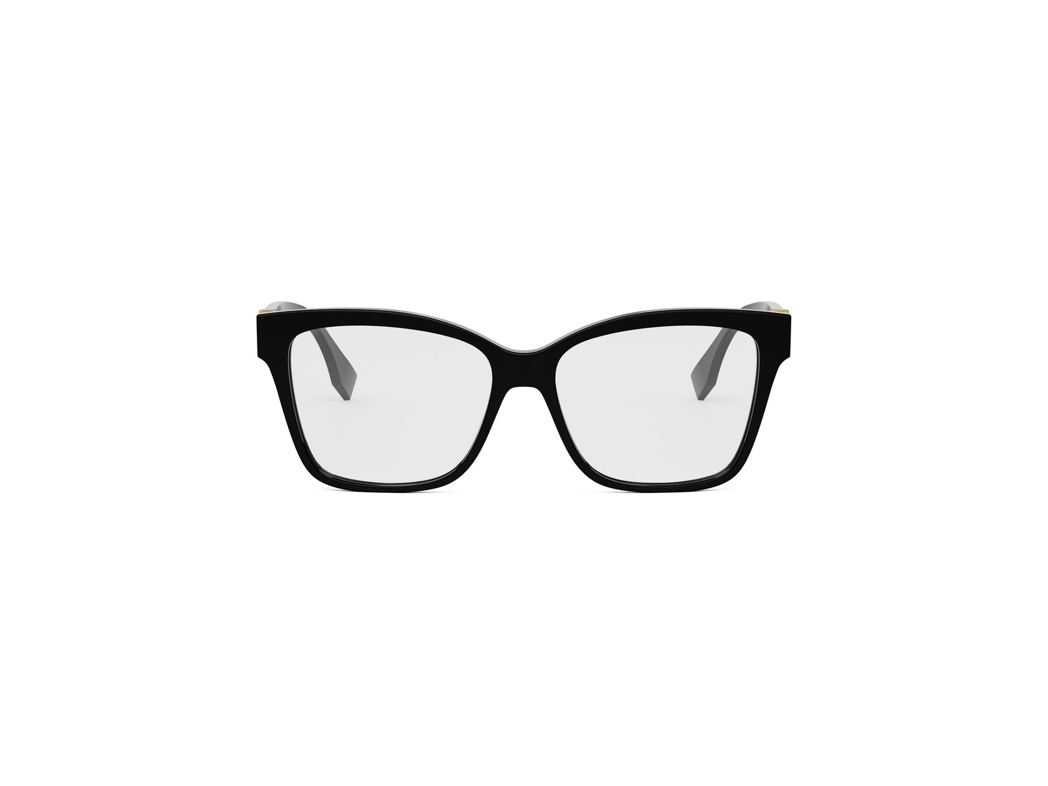 FENDI FE50117I FF Diamonds Black Square Eyeglasses