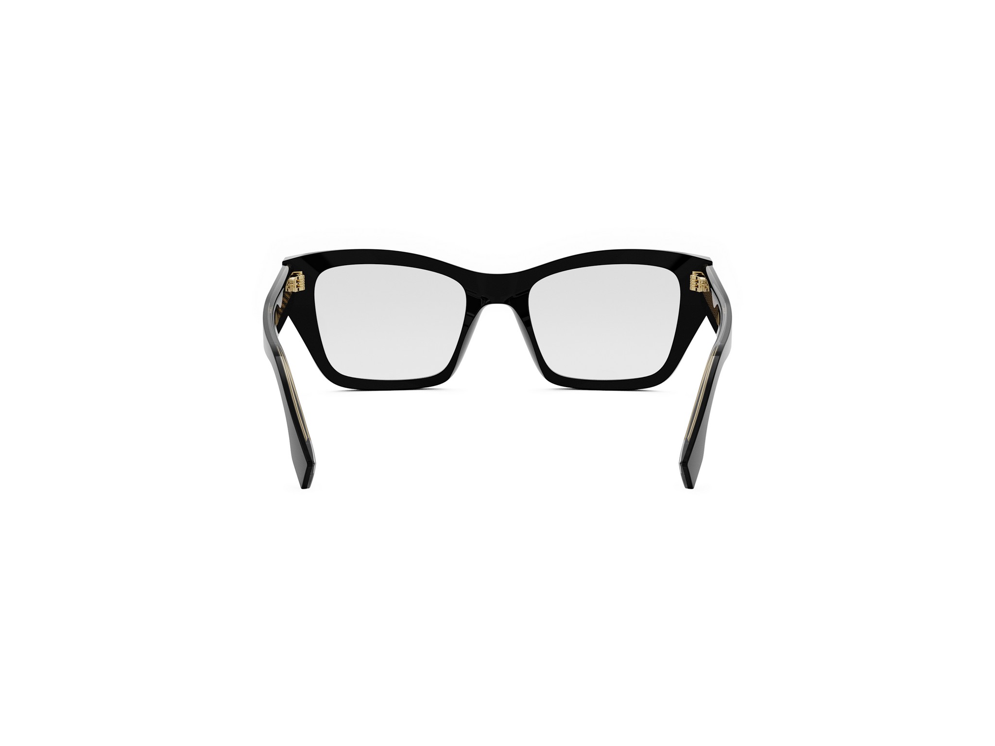 FENDI FE50118I Fendi Roma Black Rectangular Eyeglasses