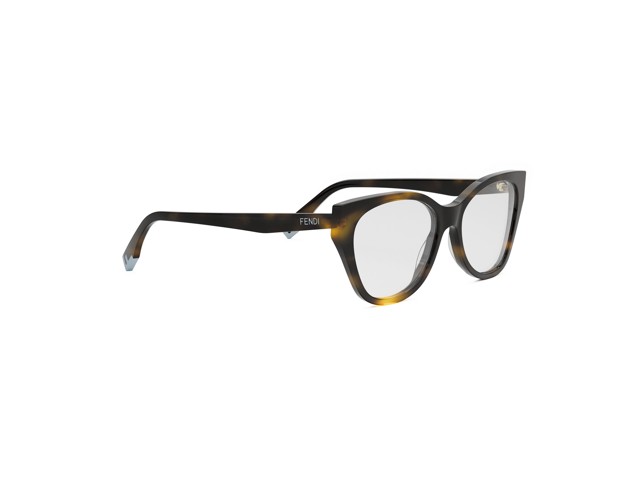 FENDI FE50120I Fendi Way Havana Pantos Eyeglasses