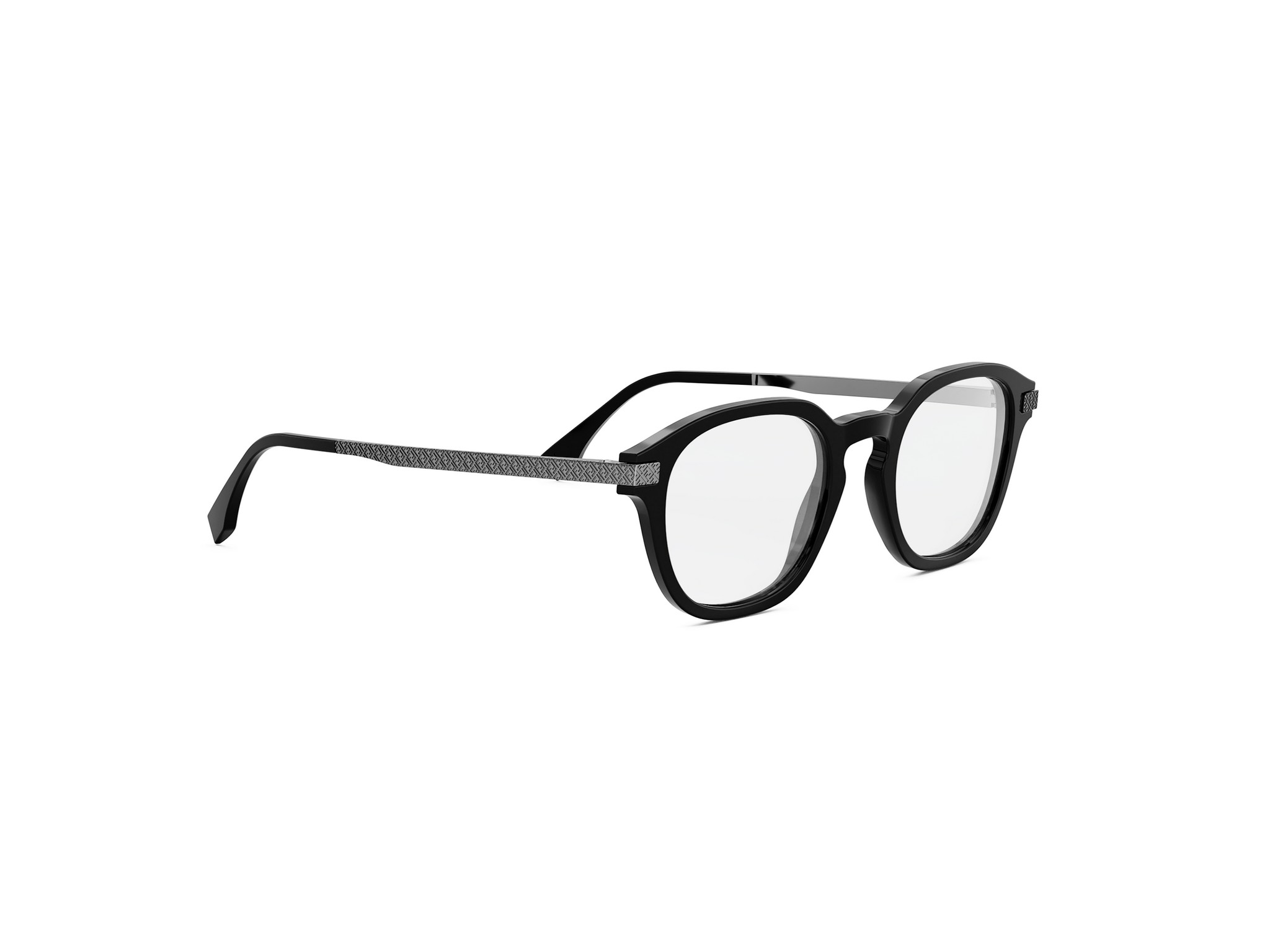 FENDI FE50122I Essential Black Pantos Eyeglasses