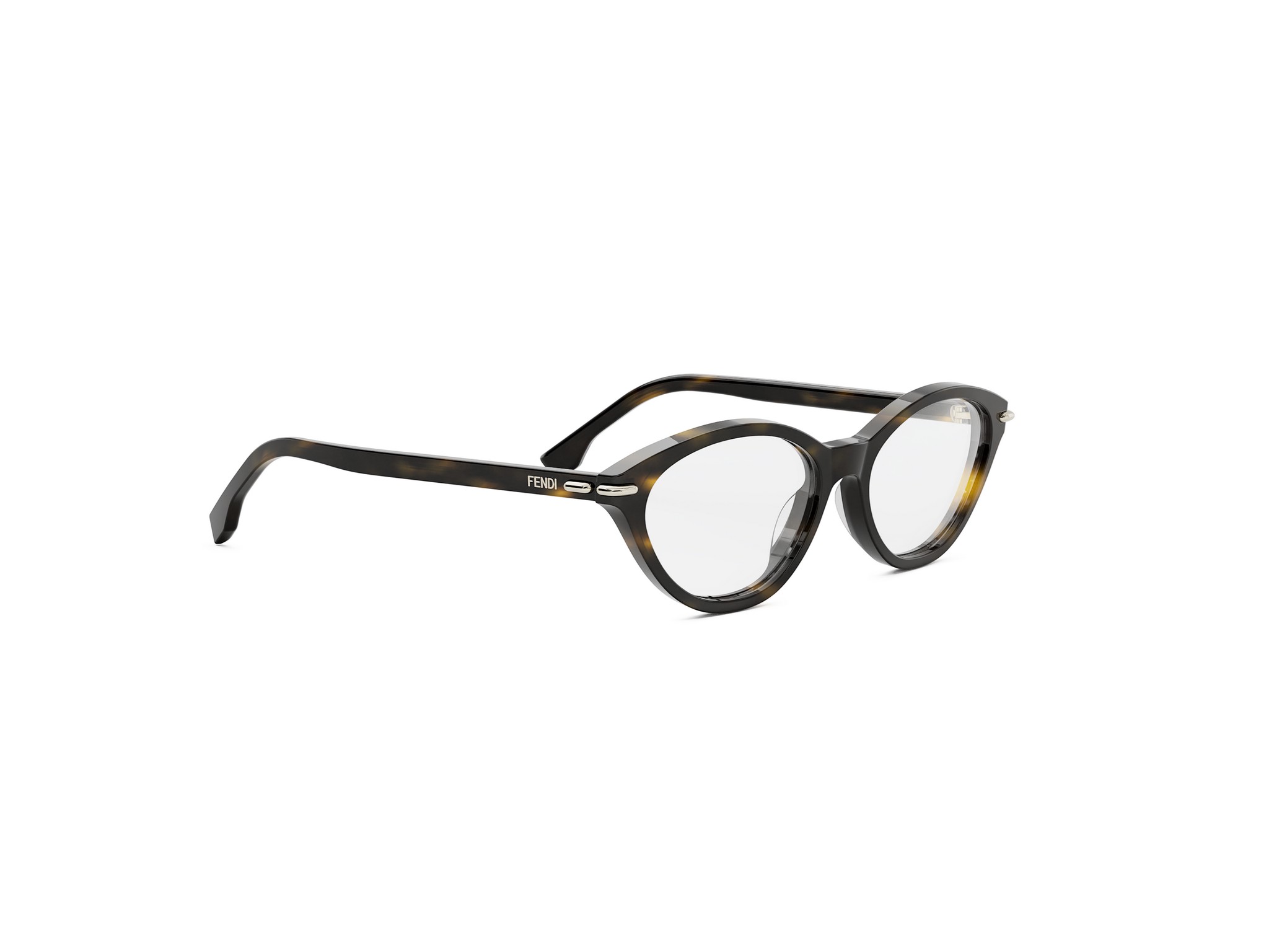 FENDI FE50126I Fendi Selleria Havana Cat Eye Eyeglasses
