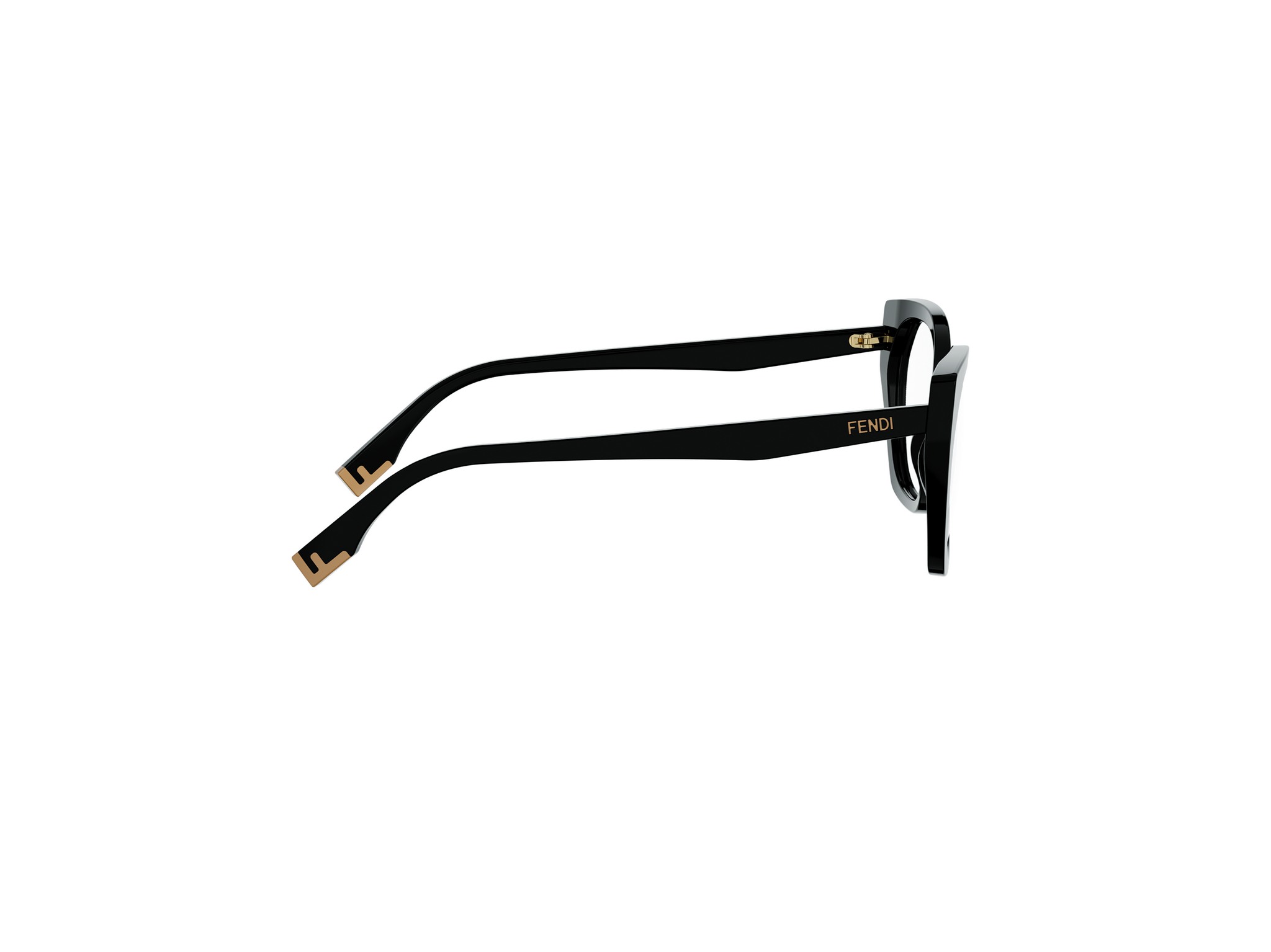 FENDI FE50136I Fendi Way Black Geometric Eyeglasses