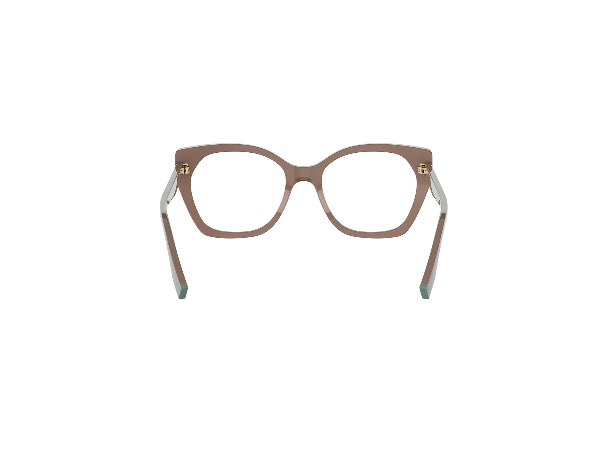 FENDI FE50136I Fendi Way Brown Geometric Eyeglasses