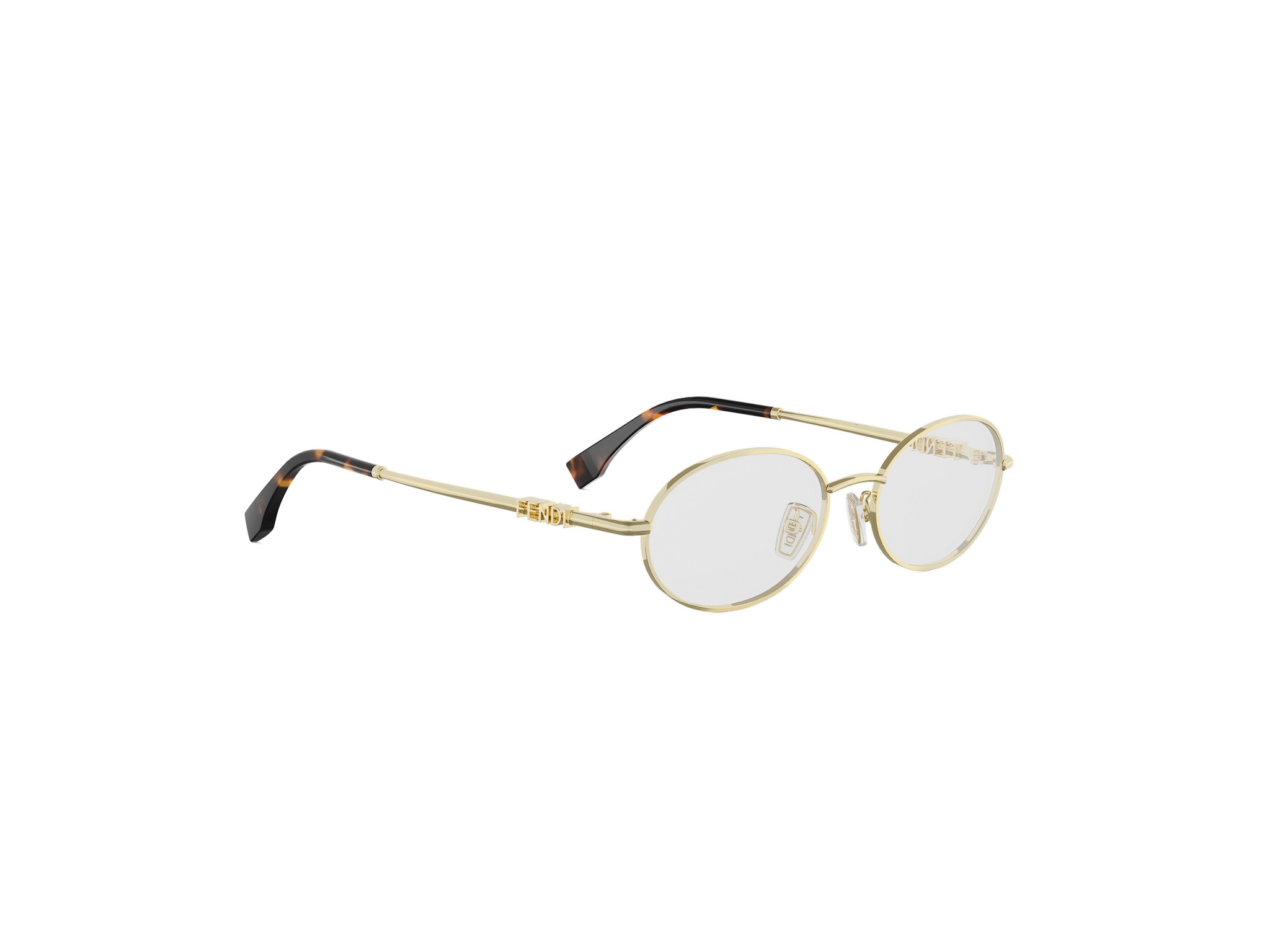 FENDI FE50140U Fendigraphy gold Oval Eyeglasses