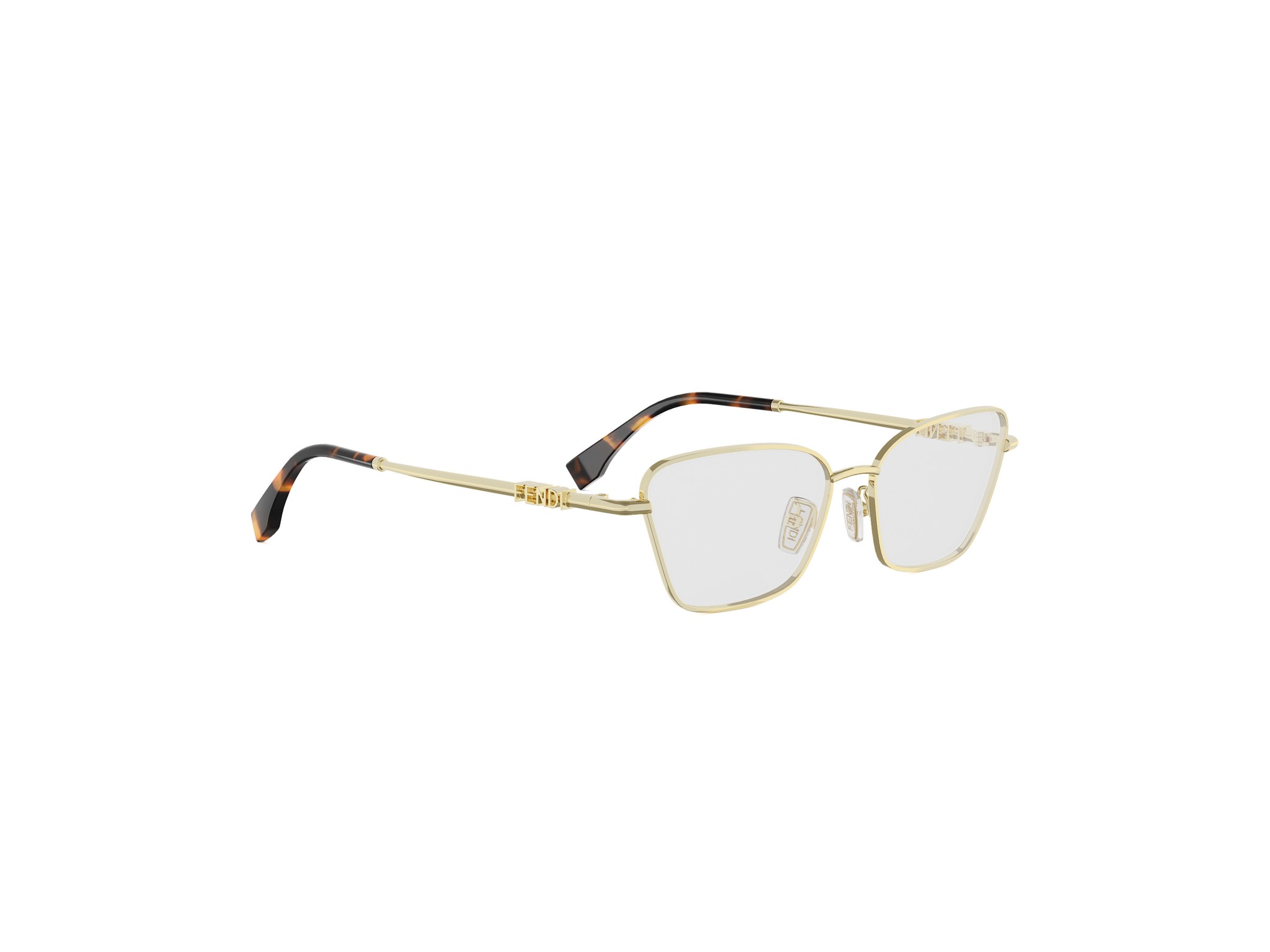 FENDI FE50141U Fendigraphy gold Cat Eye Eyeglasses