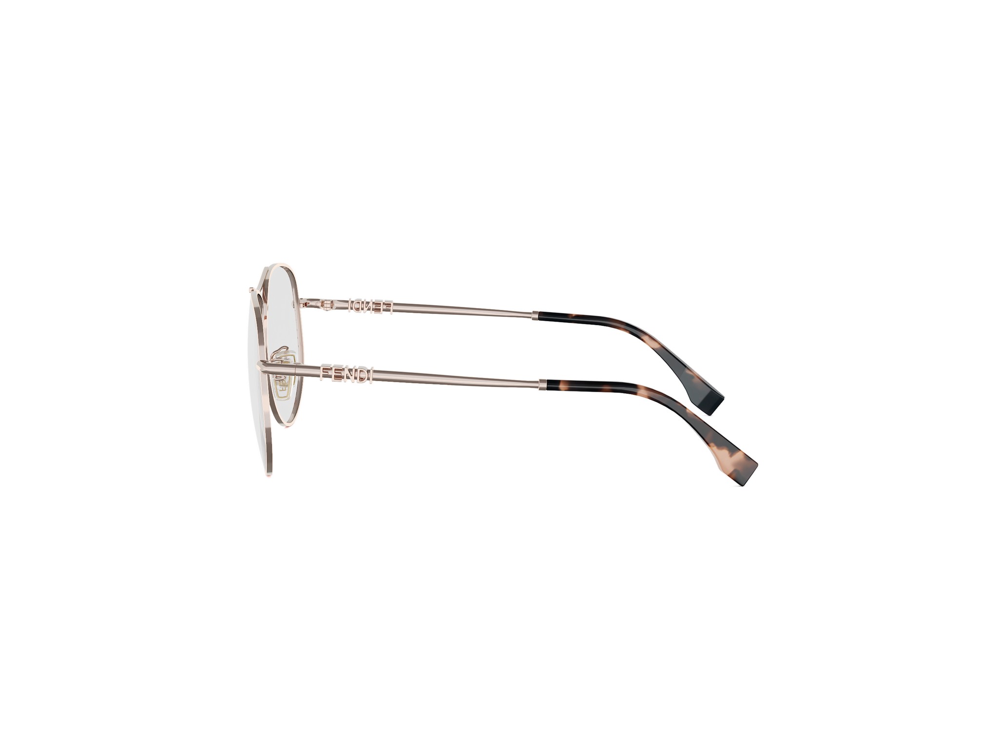 FENDI FE50142U Fendigraphy Rose Pilot Eyeglasses
