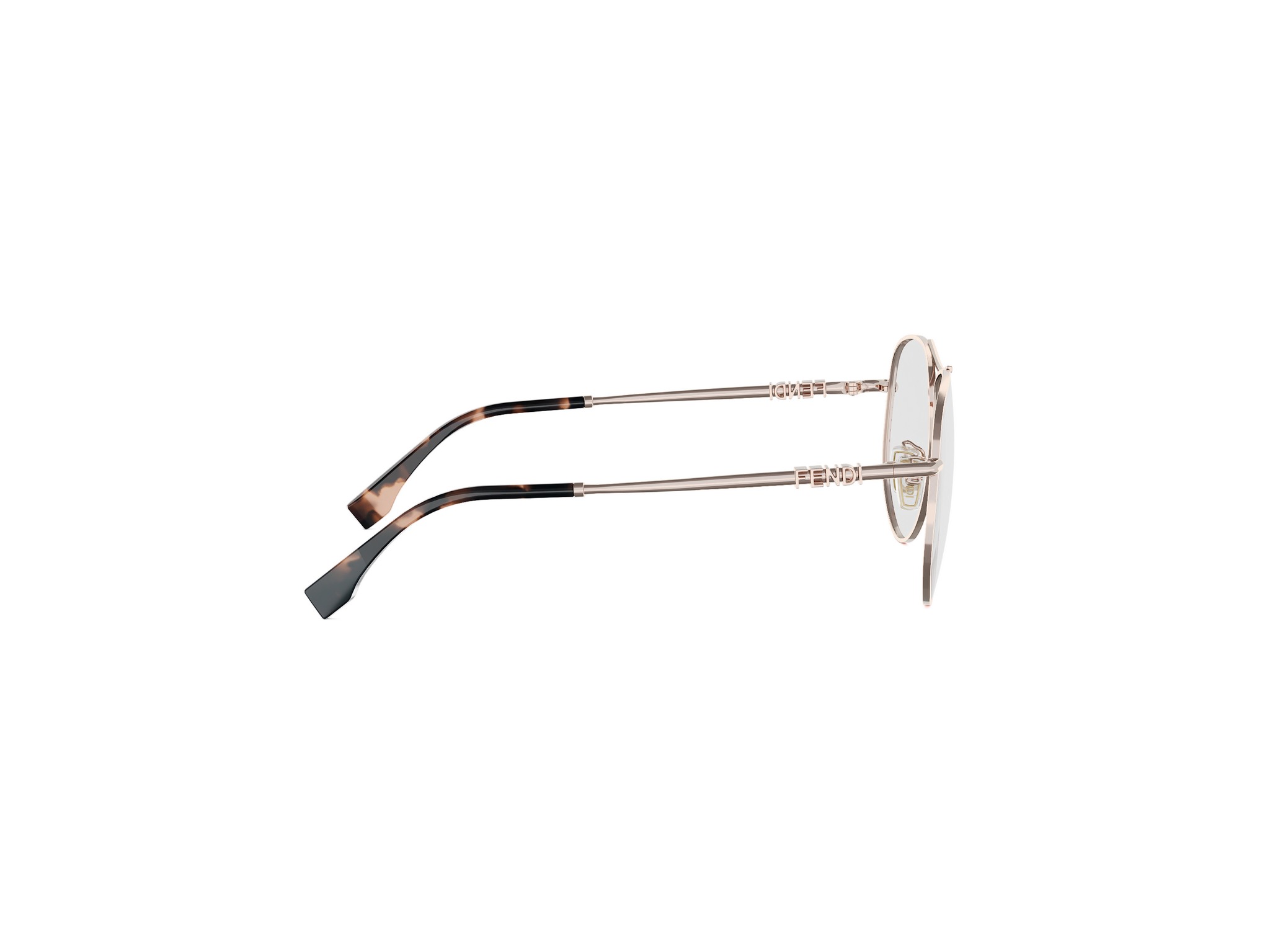 FENDI FE50142U Fendigraphy Rose Pilot Eyeglasses