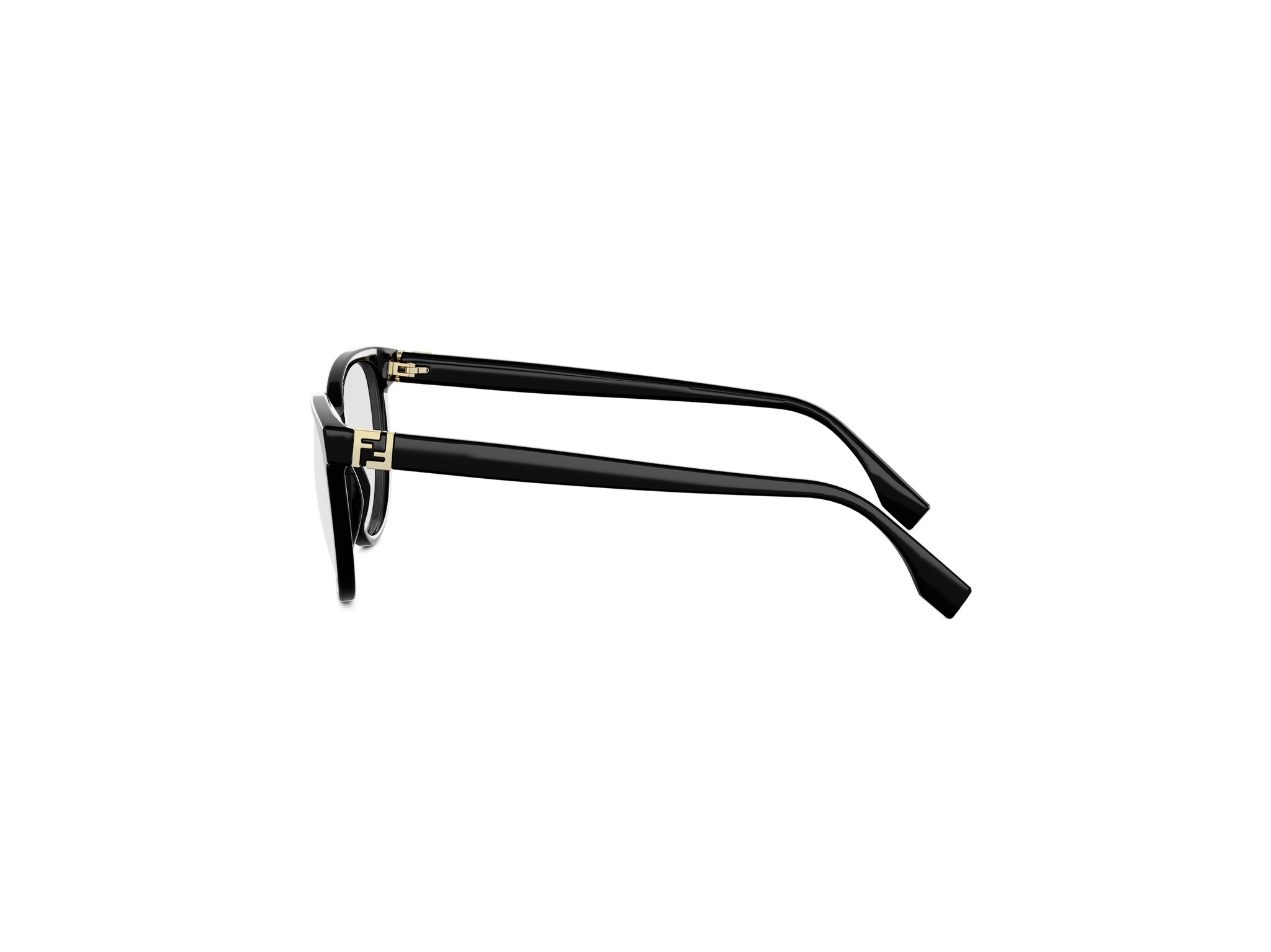 FENDI FE50145I Forever Fendi Black Round Eyeglasses