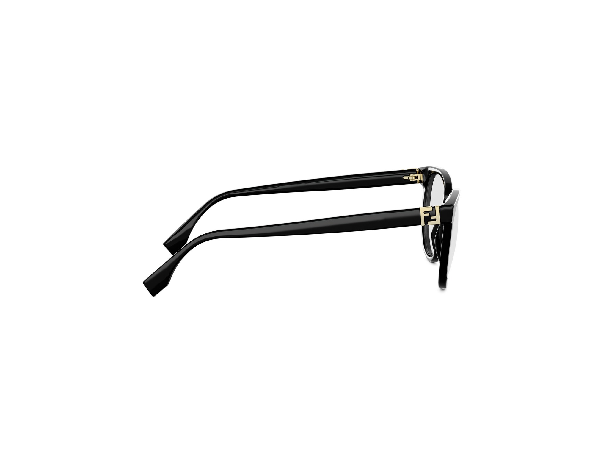 FENDI FE50145I Forever Fendi Black Round Eyeglasses