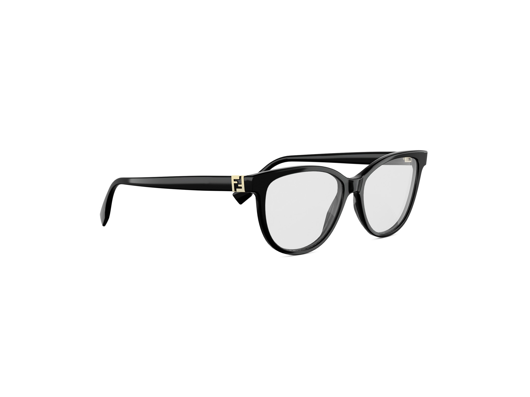 FENDI FE50145I Forever Fendi Black Round Eyeglasses