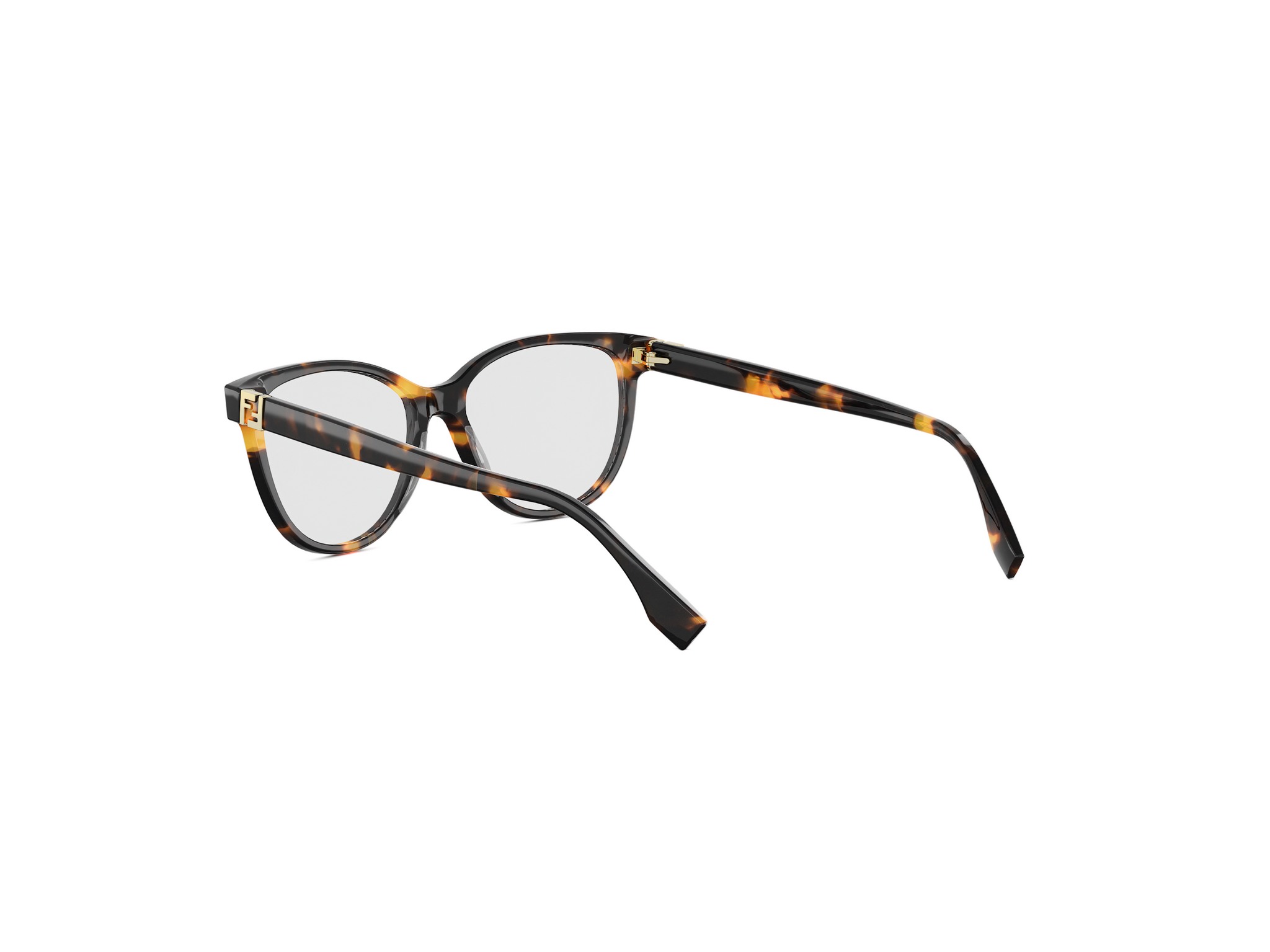 FENDI FE50145I Forever Fendi Havana Round Eyeglasses