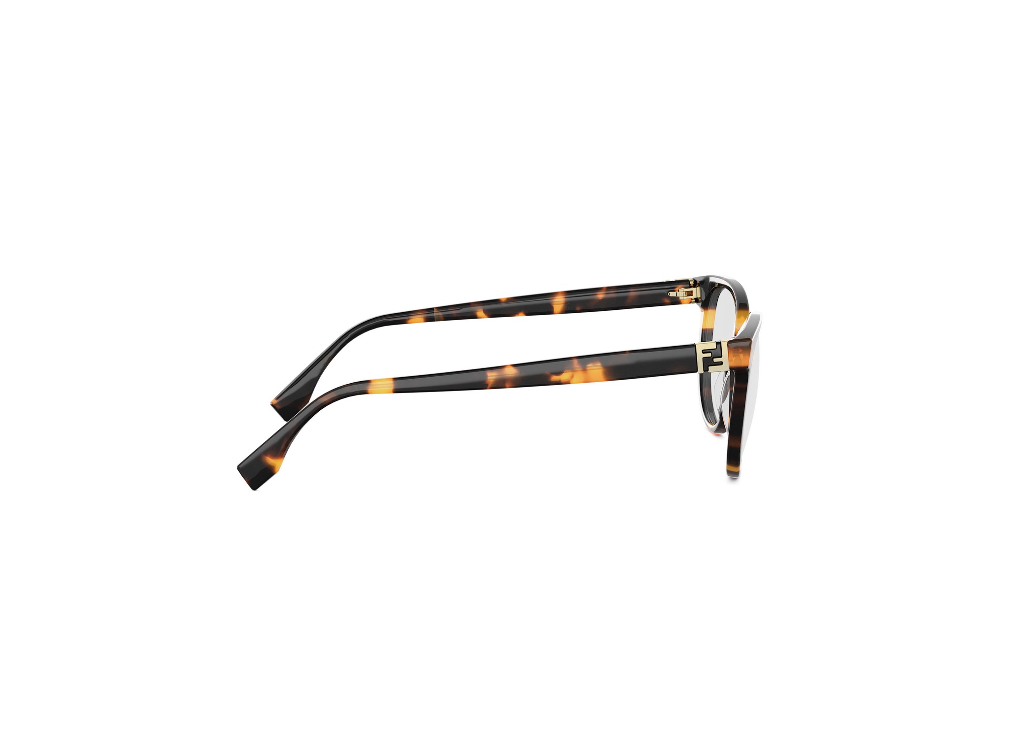 FENDI FE50145I Forever Fendi Havana Round Eyeglasses