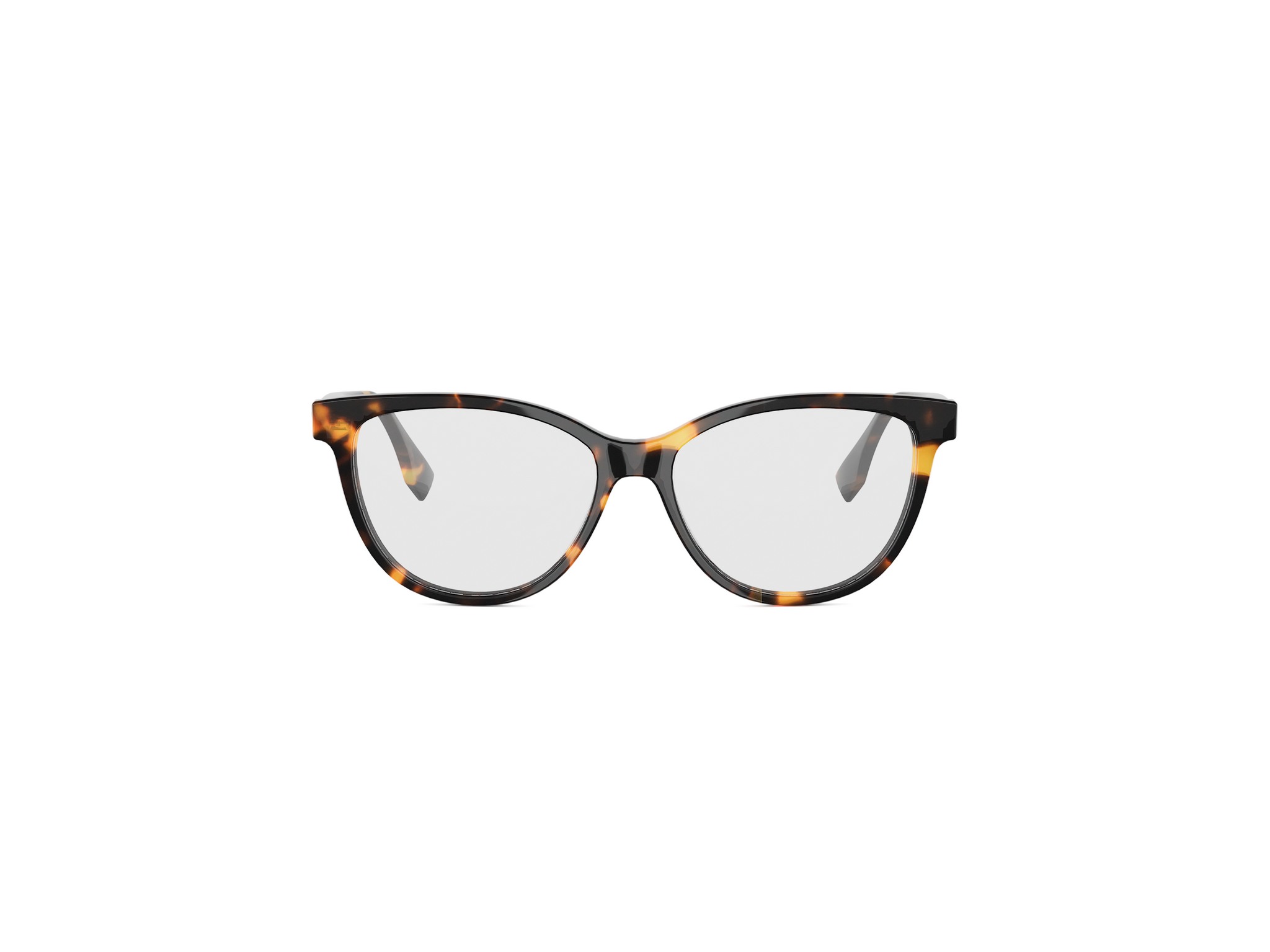 FENDI FE50145I Forever Fendi Havana Round Eyeglasses